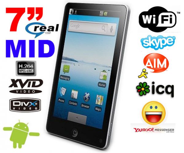 Tablet Mid Android Tela 7